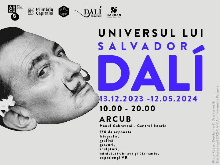 Read more about the article Expoziție – eveniment: „Universul lui Salvador Dalí”, din 13 decembrie, în premieră la ARCUB